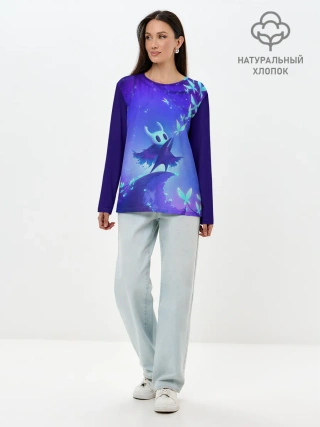 Лонгслив женский. Хлопок / Hollow Knight