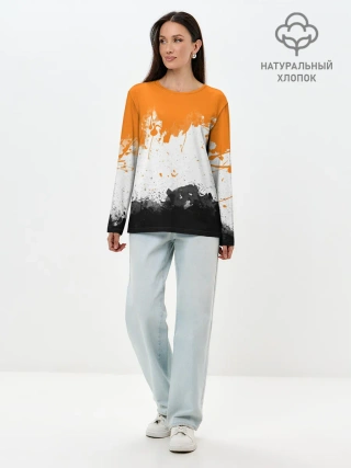 Лонгслив женский. Хлопок / Azimov