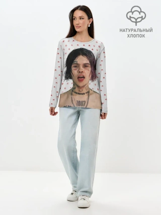 Лонгслив женский. Хлопок / ДЖИЗУС