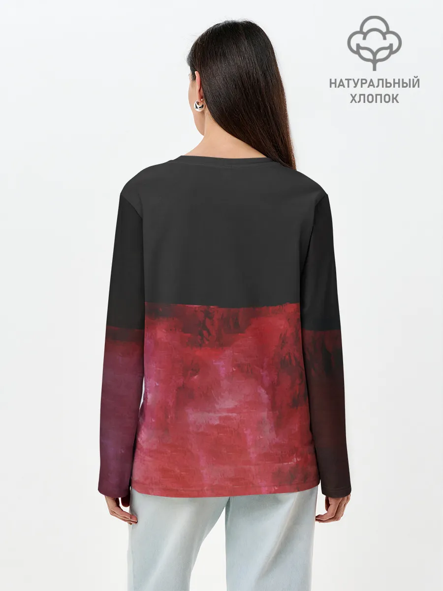 Лонгслив женский. Хлопок / ДЖИЗУС - Нога в Ногу с Этой...