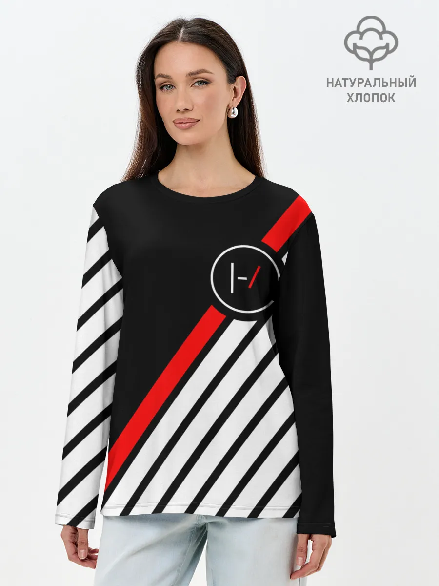 Лонгслив женский. Хлопок / TWENTY ONE PILOTS