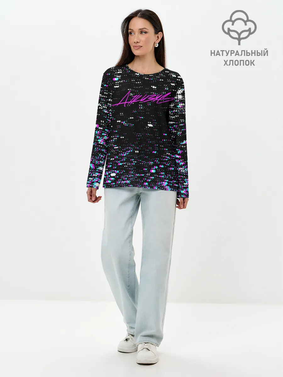Лонгслив женский. Хлопок / ДЖИЗУС