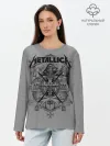 Лонгслив женский. Хлопок / Metallica