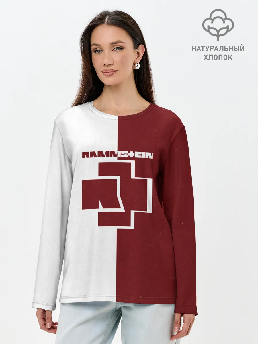 Лонгслив женский. Хлопок / Rammstein