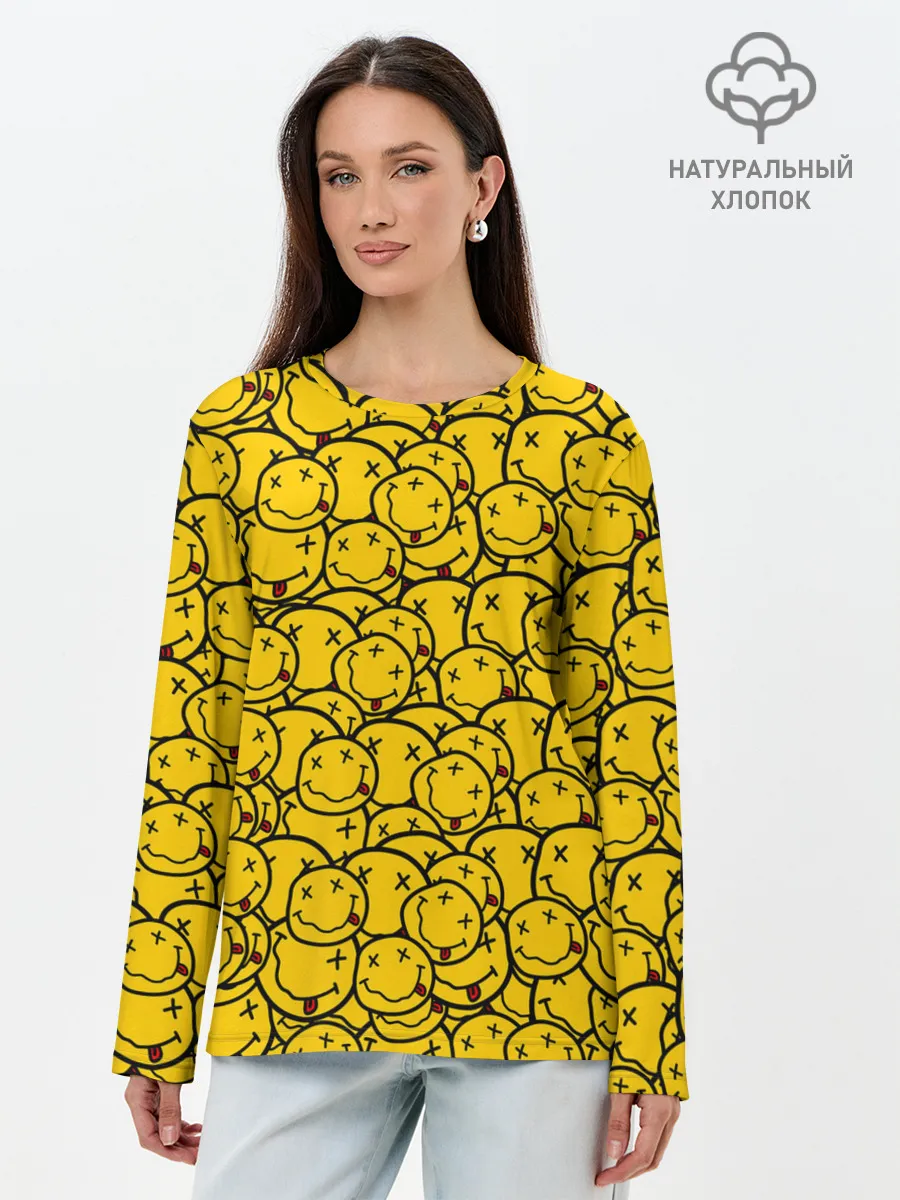 Лонгслив женский. Хлопок / NIRVANA