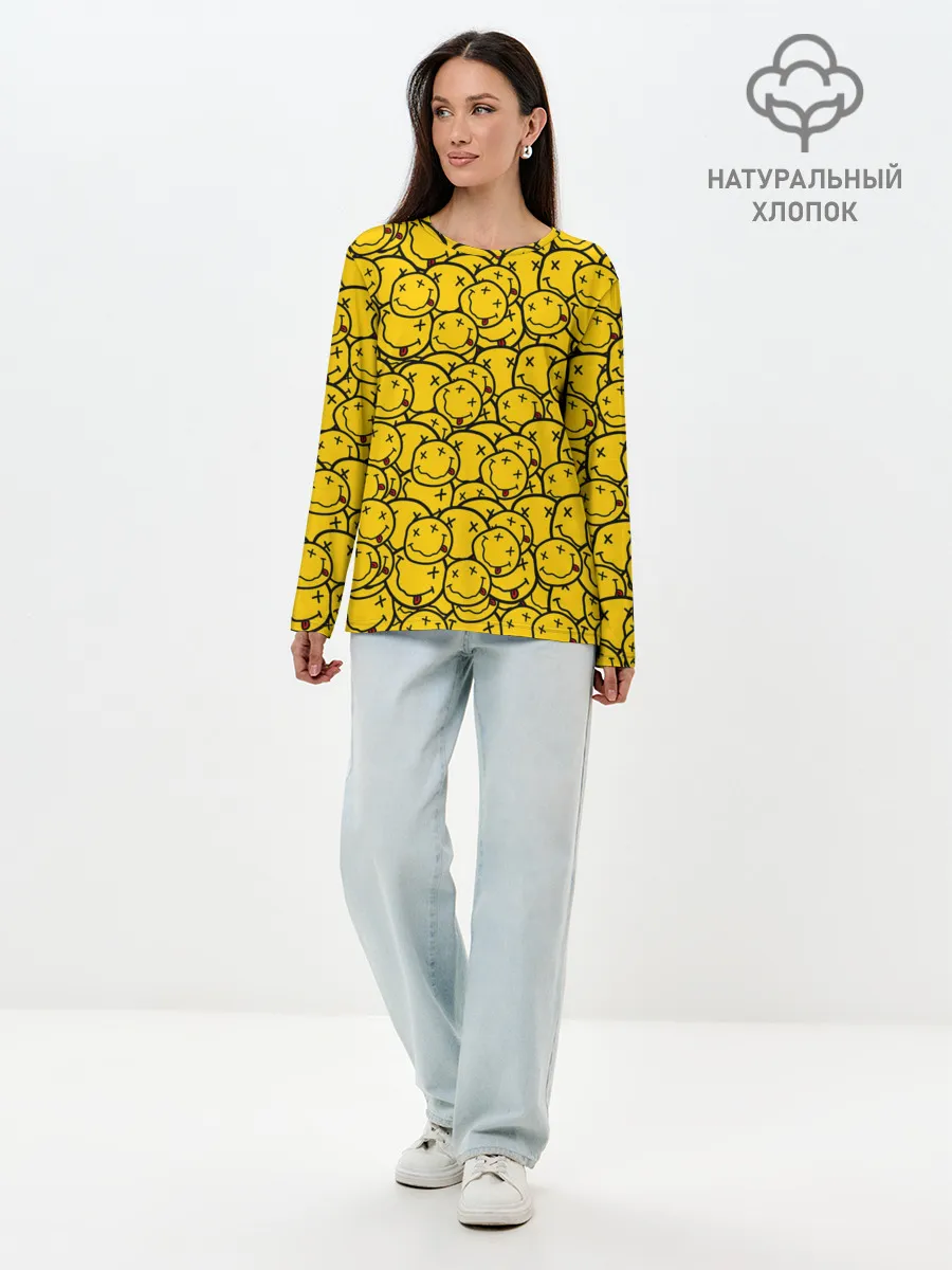 Лонгслив женский. Хлопок / NIRVANA