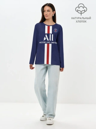 Лонгслив женский. Хлопок / PSG Home 19-20