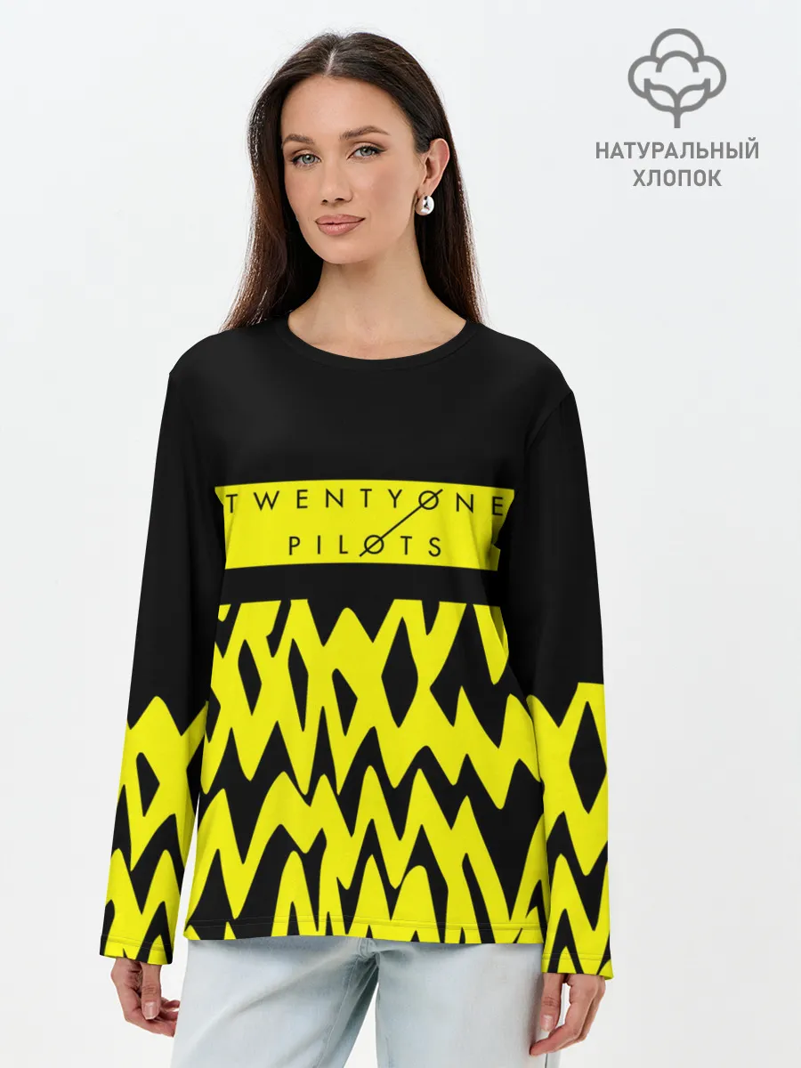 Лонгслив женский. Хлопок / Twenty One Pilots 12