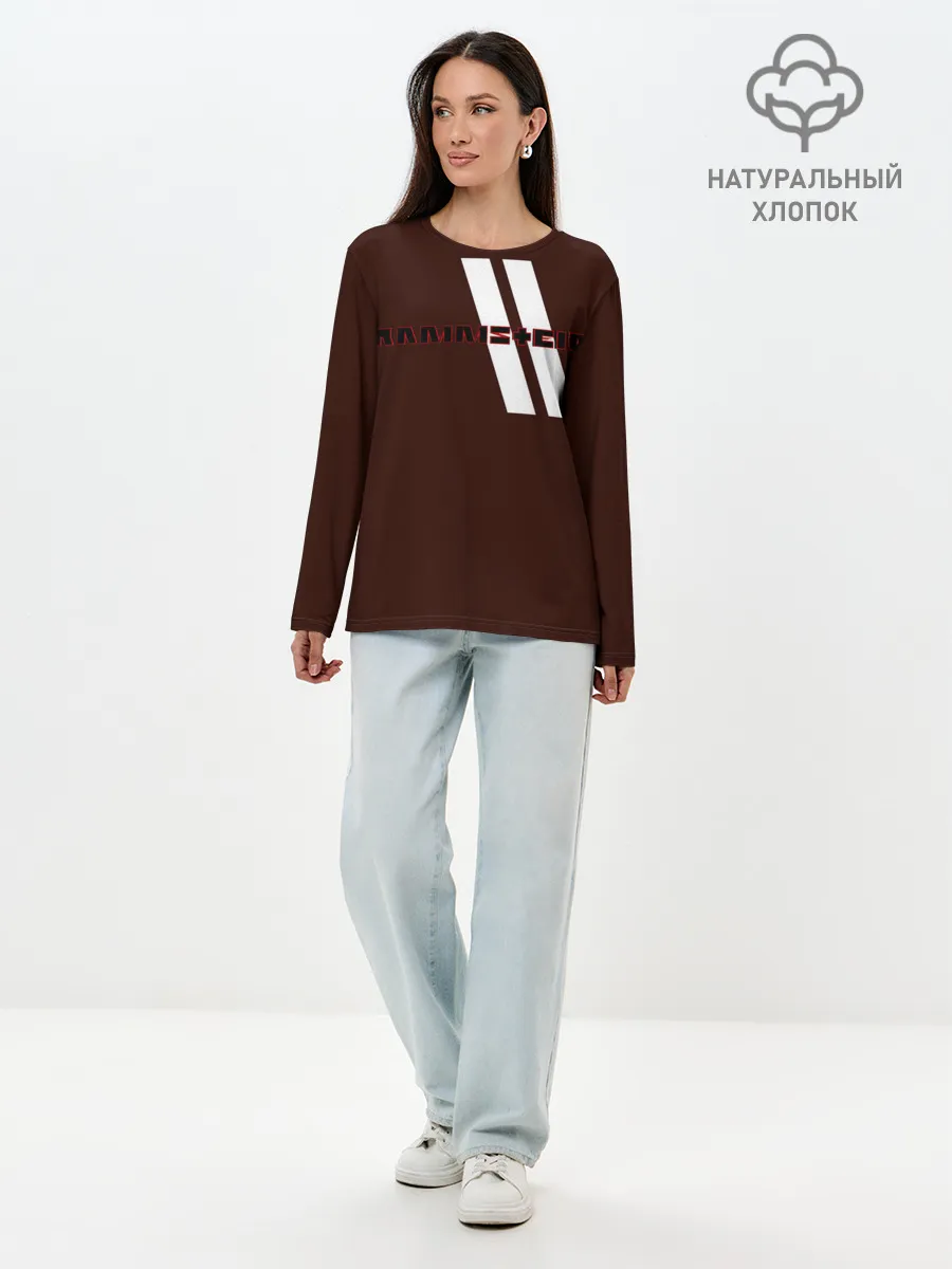 Лонгслив женский. Хлопок / Rammstein...