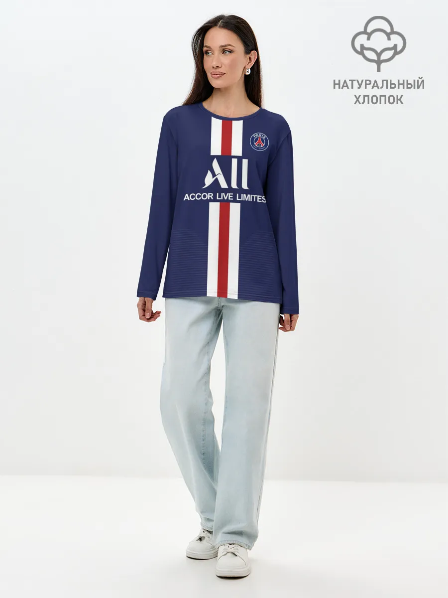 Лонгслив женский. Хлопок / Mbappe Home 19-20