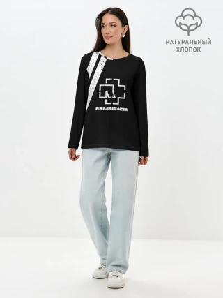 Лонгслив женский. Хлопок / Rammstein