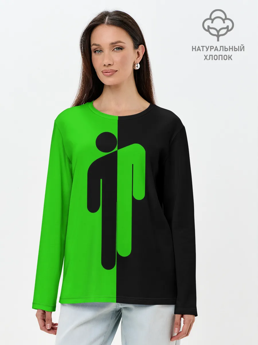 Лонгслив женский. Хлопок / BILLIE EILISH