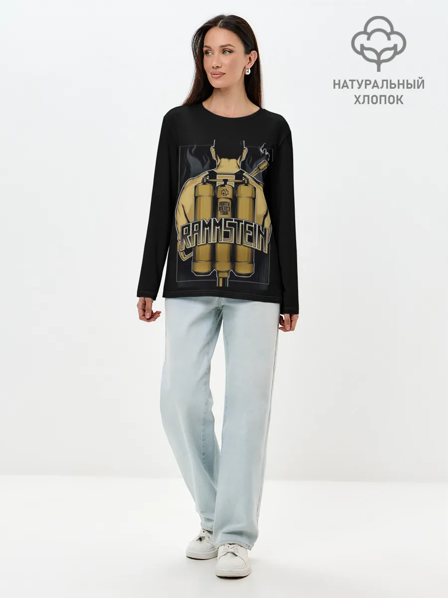 Лонгслив женский. Хлопок / Rammstein