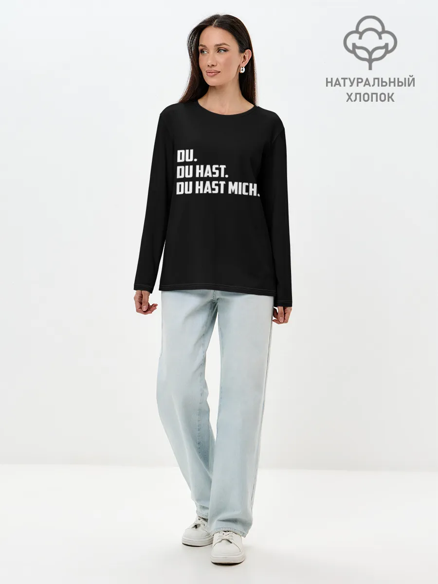 Лонгслив женский. Хлопок / Rammstein