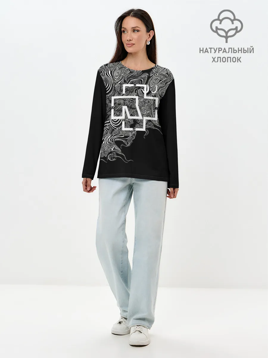 Лонгслив женский. Хлопок / Rammstein