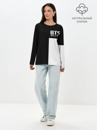 Лонгслив женский. Хлопок / BTS [9]