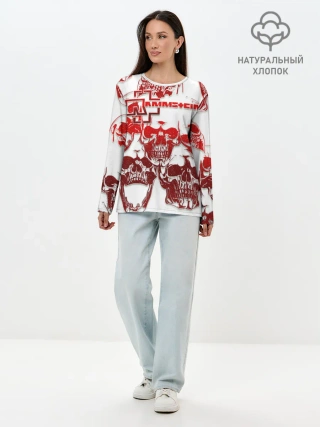 Лонгслив женский. Хлопок / Rammstein