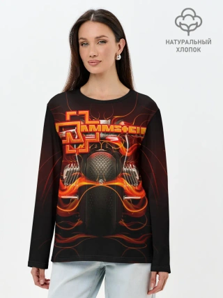 Лонгслив женский. Хлопок / Rammstein