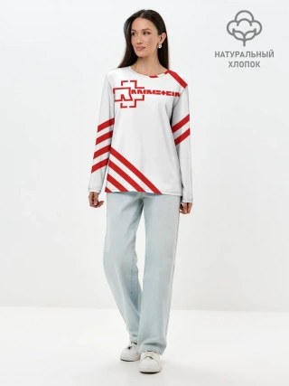 Лонгслив женский. Хлопок / Rammstein