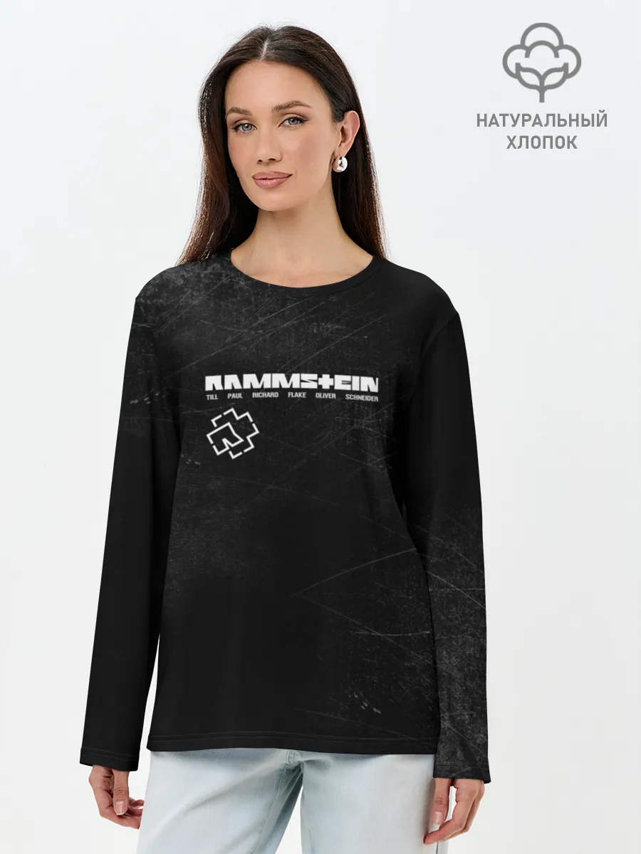 Лонгслив женский. Хлопок / Rammstein