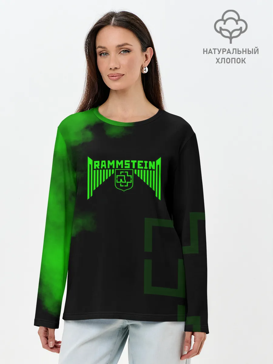 Лонгслив женский. Хлопок / Rammstein