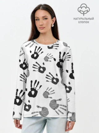 Лонгслив женский. Хлопок / Hands