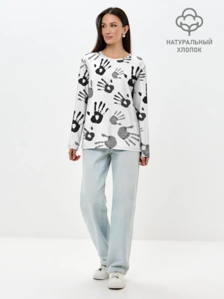 Лонгслив женский. Хлопок / Hands