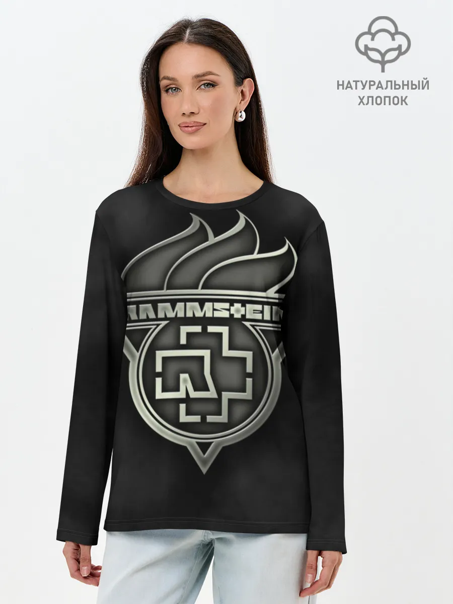 Лонгслив женский. Хлопок / Rammstein