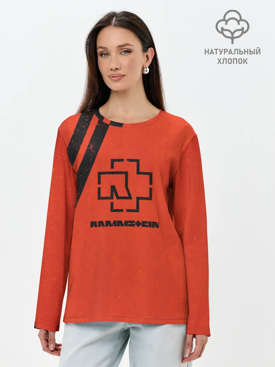 Лонгслив женский. Хлопок / Rammstein
