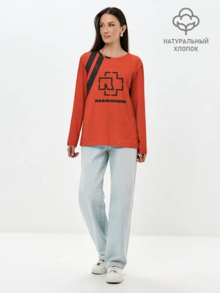 Лонгслив женский. Хлопок / Rammstein