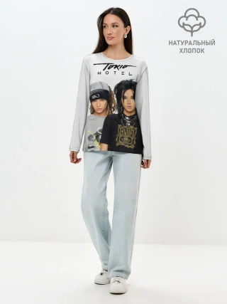 Лонгслив женский. Хлопок / Tokio Hotel