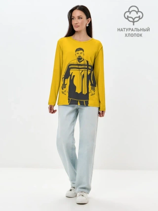 Лонгслив женский. Хлопок / Баста