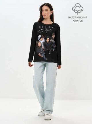 Лонгслив женский. Хлопок / Tokio Hotel