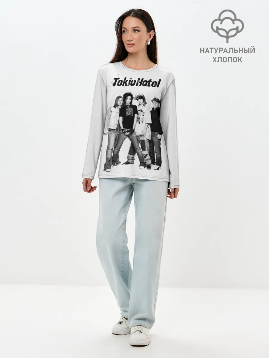 Лонгслив женский. Хлопок / Tokio Hotel