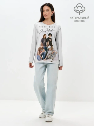 Лонгслив женский. Хлопок / Tokio Hotel