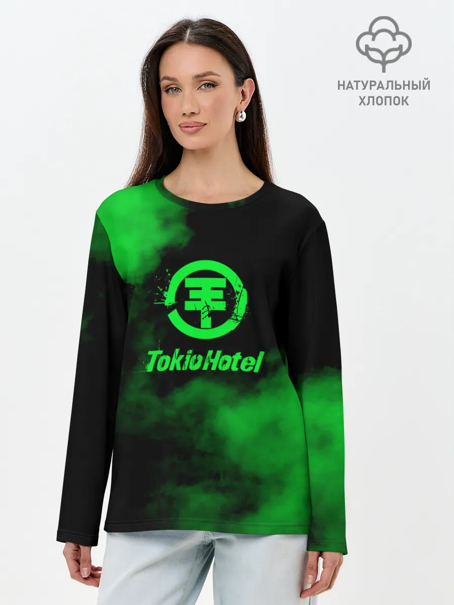Лонгслив женский. Хлопок / Tokio Hotel