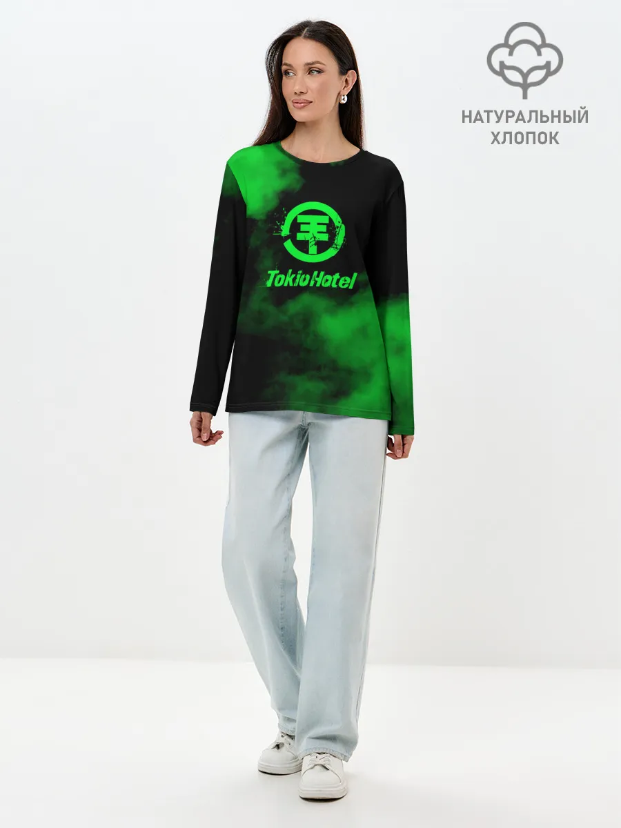 Лонгслив женский. Хлопок / Tokio Hotel