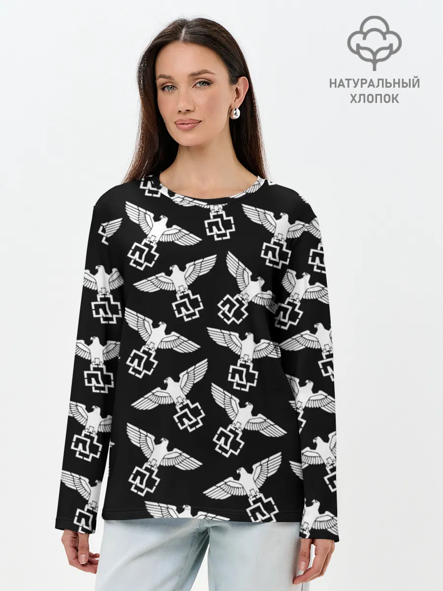 Лонгслив женский. Хлопок / Rammstein