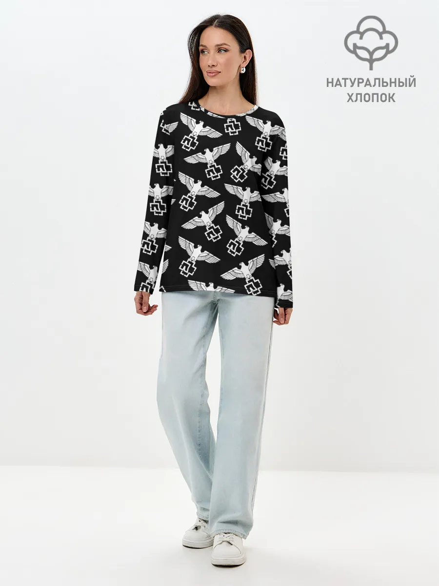 Лонгслив женский. Хлопок / Rammstein