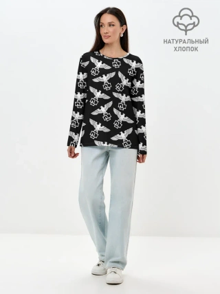 Лонгслив женский. Хлопок / Rammstein