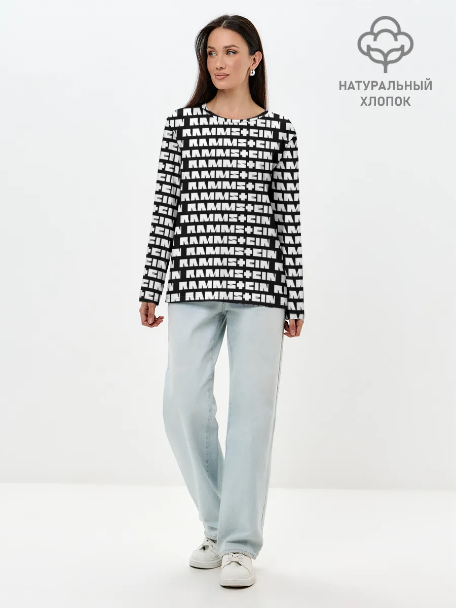 Лонгслив женский. Хлопок / Rammstein