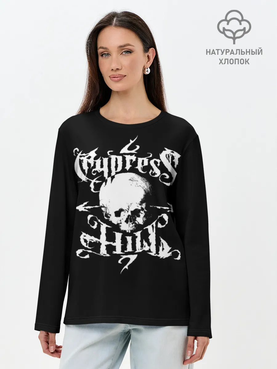 Лонгслив женский. Хлопок / Cypress Hill