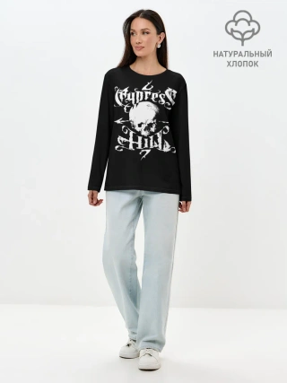 Лонгслив женский. Хлопок / Cypress Hill