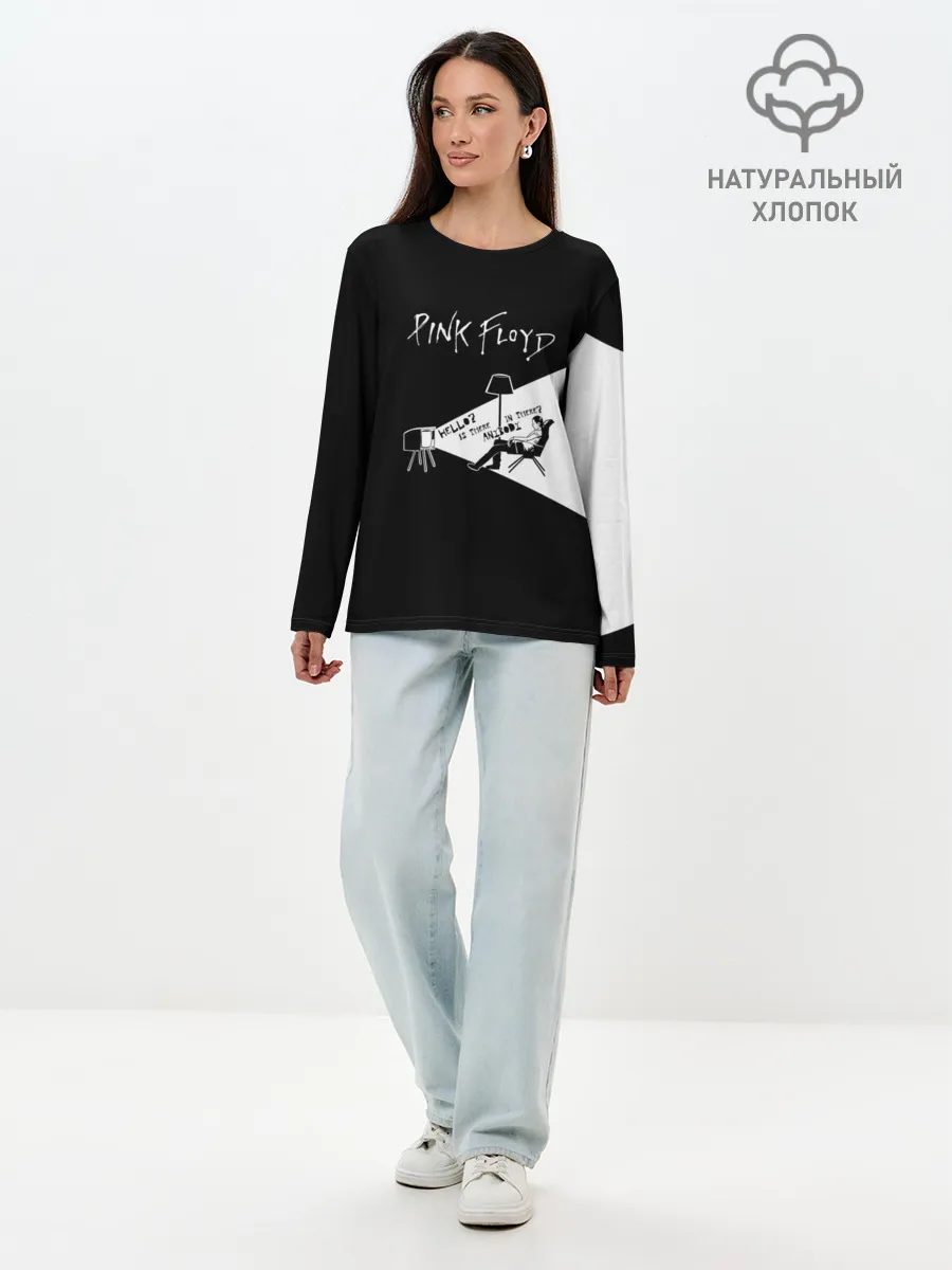 Лонгслив женский. Хлопок / Pink Floyd - Comfortably Numb