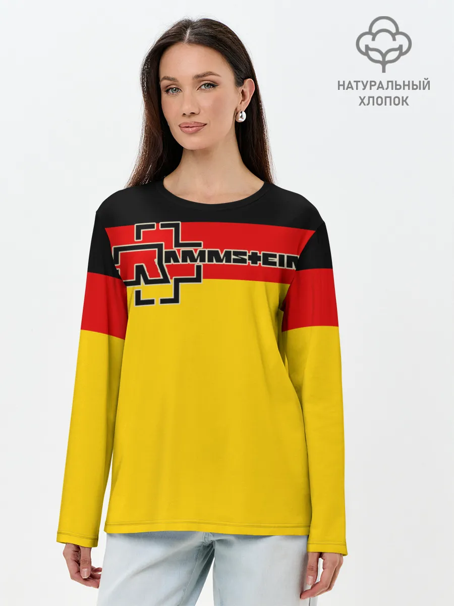 Лонгслив женский. Хлопок / Rammstein