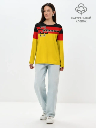 Лонгслив женский. Хлопок / Rammstein