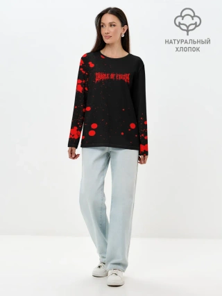 Лонгслив женский. Хлопок / Cradle of Filth