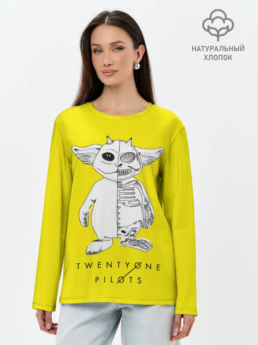 Лонгслив женский. Хлопок / TWENTY ONE PILOTS
