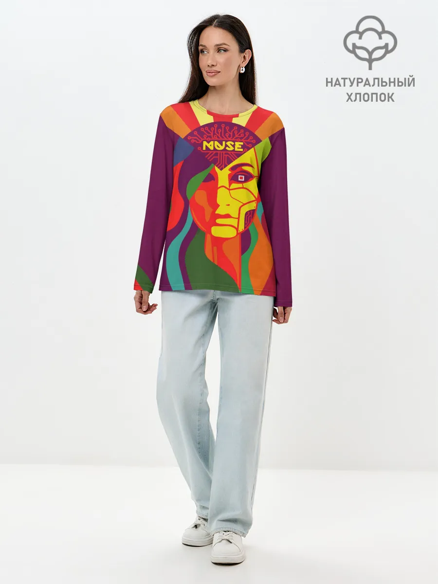 Лонгслив женский. Хлопок / Muse