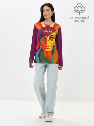 Лонгслив женский. Хлопок / Muse